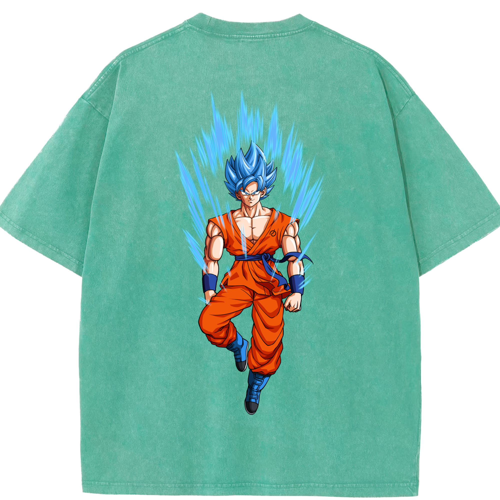 （画像用） ドラゴンボール 孫 悟飯（そんごはん）DRAGON BALL Son Gohan 綿100% ヴィンテージ風 半袖Tシャツ（背面プリント）